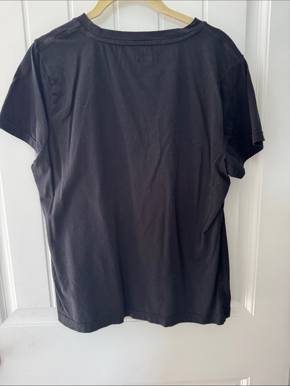 DKNY Black Tee with Reflective Silver Logo - Picture 2 of 3